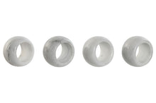 Load image into Gallery viewer, NAPKIN RING SET 4 MARBLE 4,8X4,8X3,3 WHITE