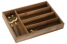 Load image into Gallery viewer, ACACIA RATAN CUTLERY TRAY 34.5X25.5X5 NATURAL