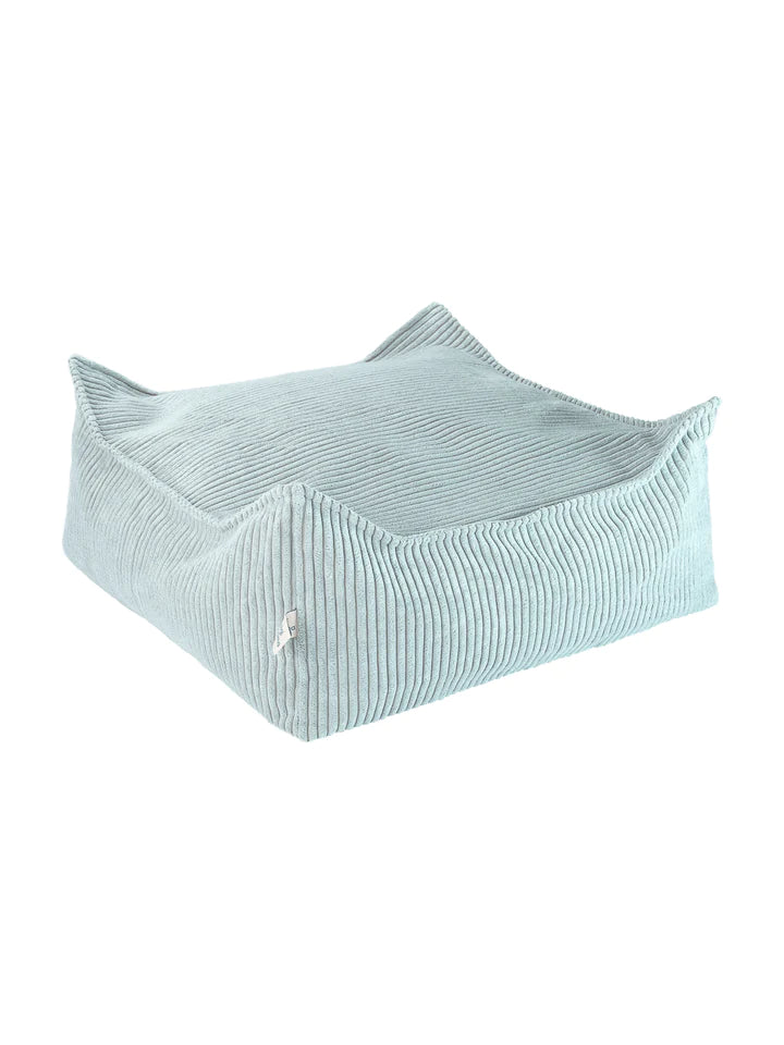 Peppermint Green Square Ottoman