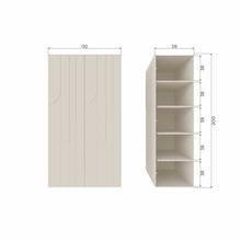Laden Sie das Bild in den Galerie-Viewer, RAIN 2-DRS STORAGE CABINET PINE DUST [fsc]