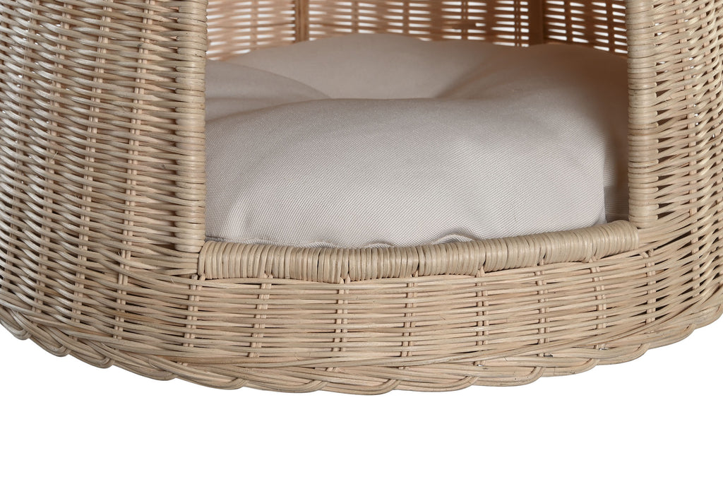 PET BED RATTAN 45X45X57 NATURAL