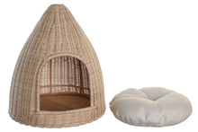 Cargar imagen en el visor de la galería, PET BED RATTAN 45X45X57 NATURAL