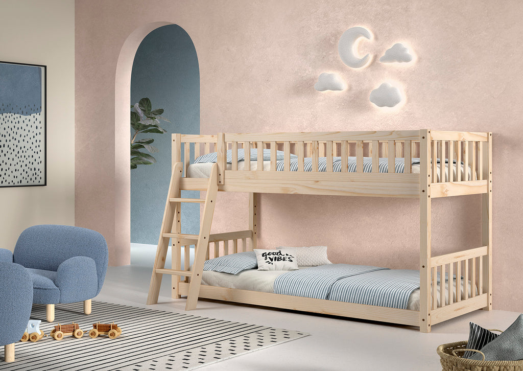 RONALD BUNK BED 90 x 200 cm NATURAL