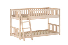 Laden Sie das Bild in den Galerie-Viewer, RONALD BUNK BED 90 x 200 cm NATURAL