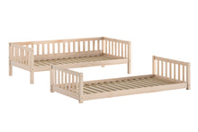 Laden Sie das Bild in den Galerie-Viewer, RONALD BUNK BED 90 x 200 cm NATURAL