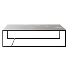Load image into Gallery viewer, Rectangular Marble Coffee table - Black - Will - 140x80x40cm