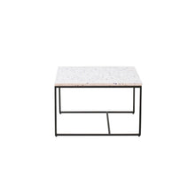 Load image into Gallery viewer, Rectangular coffee table - Miles - White Terrazzo - 55cm