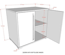Load image into Gallery viewer, Bookcase/2-door chest/3-drawer chest