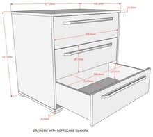 Load image into Gallery viewer, Bookcase/2-door chest/3-drawer chest