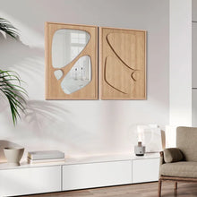 Load image into Gallery viewer, Structure painting in frame - Composition - Woody