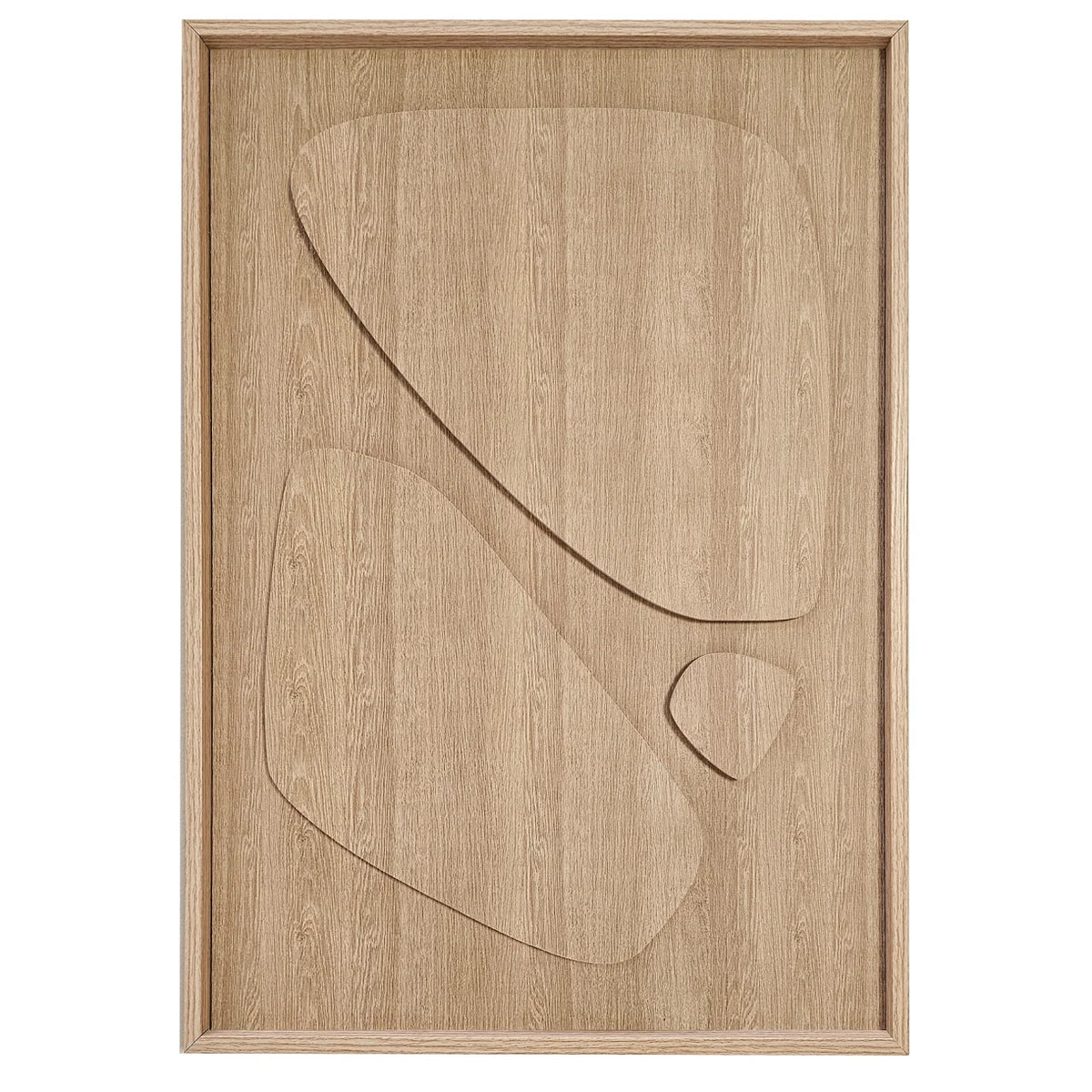 Structure painting in frame - Composition - Woody