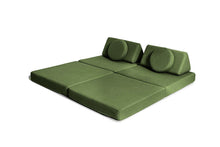Load image into Gallery viewer, Shappy Play Sofa Ultra Plush Bottle Green