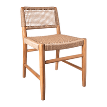 Load image into Gallery viewer, Rope and teak chair