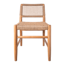 Load image into Gallery viewer, Rope and teak chair