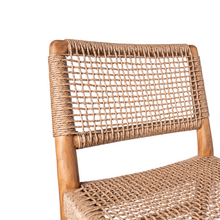 Load image into Gallery viewer, Rope and teak chair