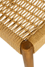 Charger l'image dans la galerie, Teak and rope chair