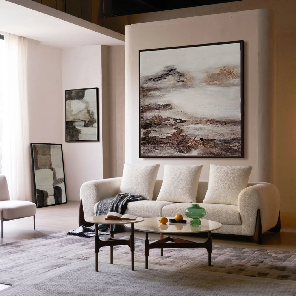 Premium painting with black frame - Modern Art I - E. Thorne
