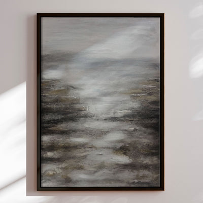 Premium painting with black frame - Landscape I - E. Thorne