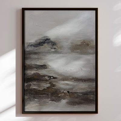 Premium painting with black frame - Landscape II - E. Thorne