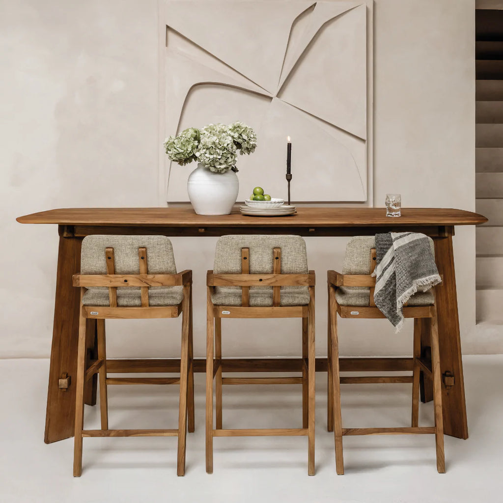 Noa Bar Chair Pale Khaki