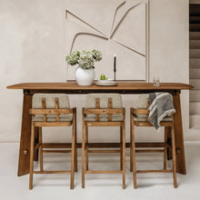 Cargar imagen en el visor de la galería, Noa Bar Chair Pale Khaki