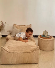 Load image into Gallery viewer, Brown Sugar Square Ottoman