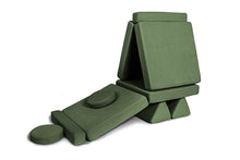 Load image into Gallery viewer, Shappy Play Sofa Ultra Plush Bottle Green