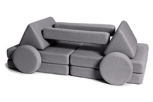 Load image into Gallery viewer, Shappy Play Sofa Ultra Plush Dark Grey