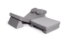Load image into Gallery viewer, Shappy Play Sofa Ultra Plush Dark Grey