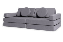 Load image into Gallery viewer, Shappy Play Sofa Ultra Plush Dark Grey