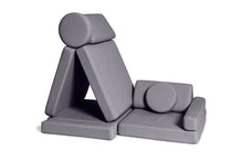 Load image into Gallery viewer, Shappy Play Sofa Ultra Plush Dark Grey