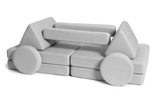 Load image into Gallery viewer, Shappy Play Sofa Ultra Plush Light Grey 
