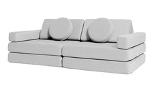 Load image into Gallery viewer, Shappy Play Sofa Ultra Plush Light Grey 