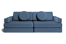 Load image into Gallery viewer, Shappy Play Sofa Ultra Plush Navy Blue