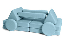 Load image into Gallery viewer, Shappy Play Sofa Ultra Plush Sky Blue