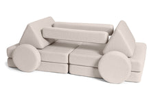 Load image into Gallery viewer, Shappy Play Sofa Ultra Plush Soft Beige
