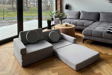 Load image into Gallery viewer, Shappy Play Sofa Ultra Plush Light Grey 