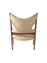 Carica l'immagine nel visualizzatore di Gallery, Knitting Lounge Chair, Sheepskin
