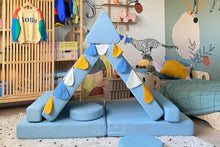 Load image into Gallery viewer, Shappy Play Sofa Ultra Plush Sky Blue
