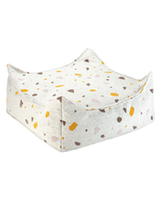 Carica l&#39;immagine nel visualizzatore di Gallery, Terrazzo Marble Square Ottoman