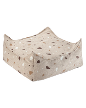 Cargar imagen en el visor de la galería, Terrazzo Sand Square Ottoman