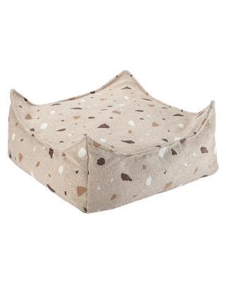 Terrazzo Sand Square Ottoman