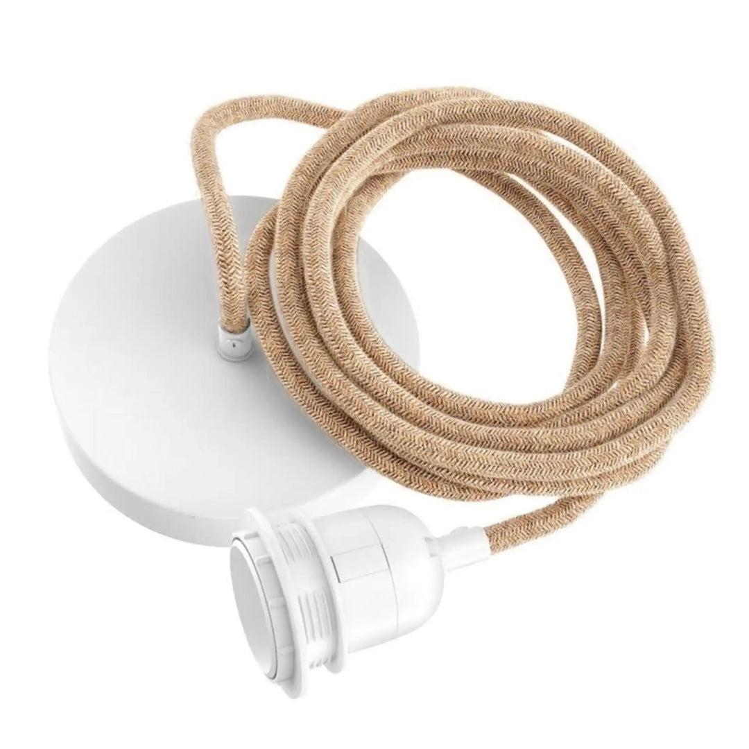 HANG 1 raw twine pendant light