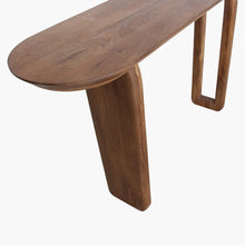 Charger l&#39;image dans la galerie, Bullnose console brown 35 × 140 × 80 cm