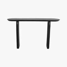 Load image into Gallery viewer, Bullnose console black 35 × 140 × 80 cm