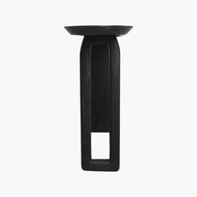 Load image into Gallery viewer, Bullnose console black 35 × 140 × 80 cm