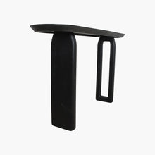 Load image into Gallery viewer, Bullnose console black 35 × 140 × 80 cm