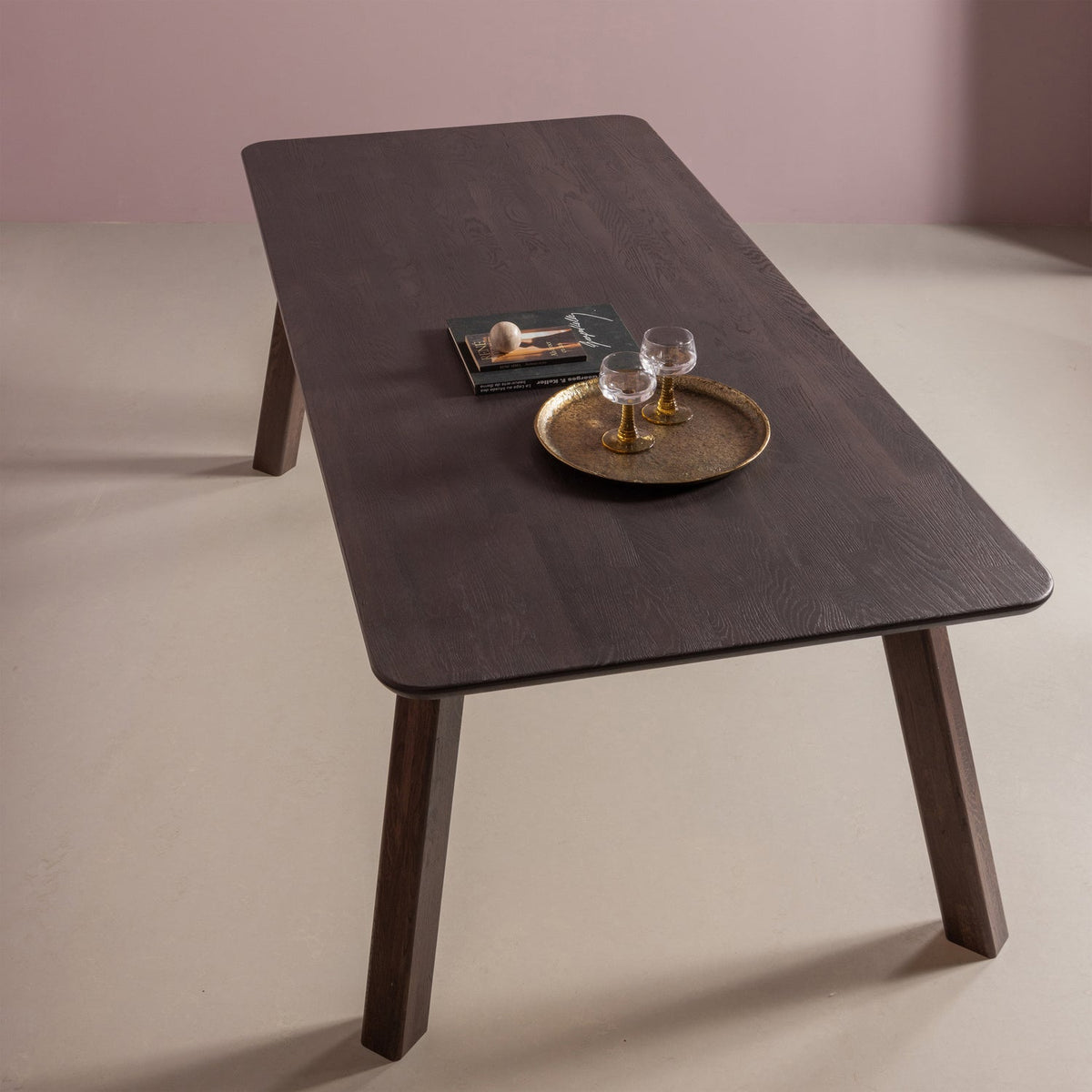 HAARLEM 4-POSITION LEG OAK MYSTIQUE BROWN SET OF 2 [fsc]