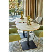 Cargar imagen en el visor de la galería, BISTRO SQUARE TUBE LEG METAL LEG MATT BLACK 72x50x50CM