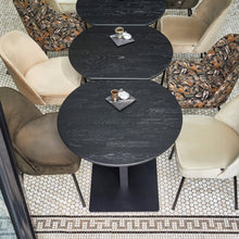 Cargar imagen en el visor de la galería, BISTRO SQUARE TUBE LEG METAL LEG MATT BLACK 72x50x50CM
